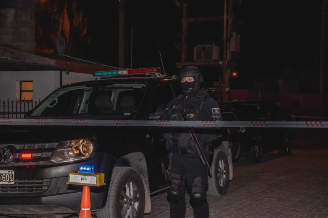 El operativo realizado en Malvinas Argentinas. Foto: MPF.