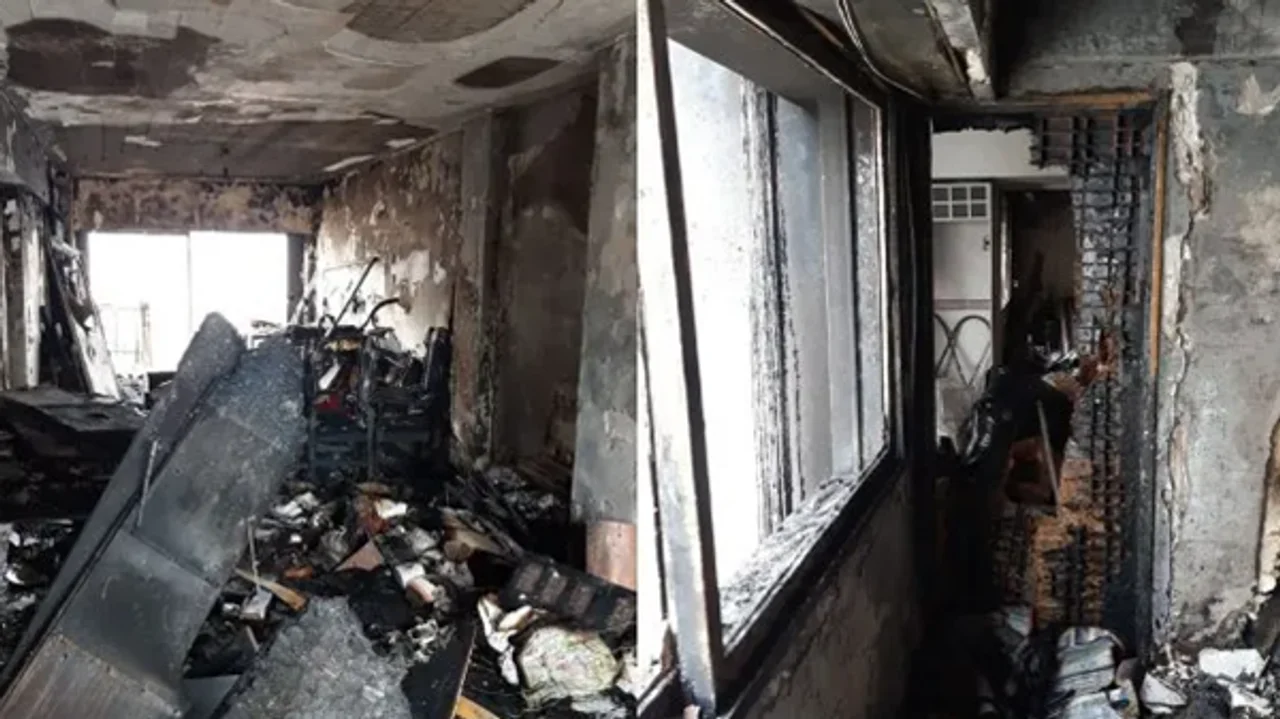 Tres niños y dos mujeres murieron por el incendio. Imagen: Minutouno.