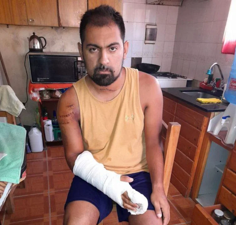 El taxista agredido (Foto: Ministerio Público Fiscal)