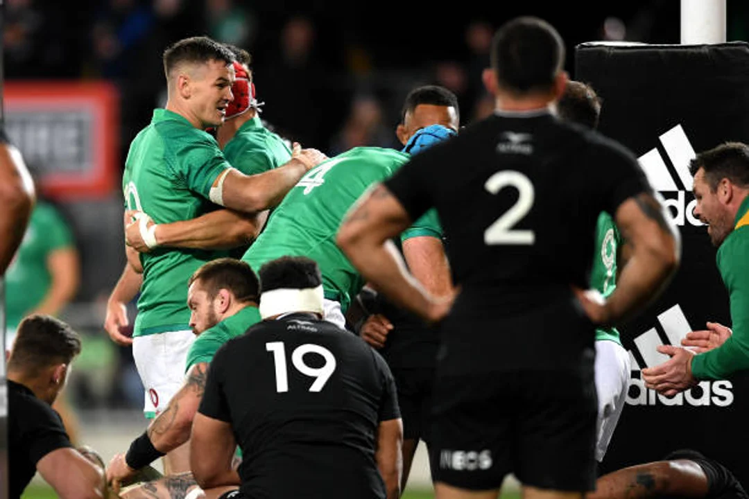 Histórico triunfo de Irlanda ante los All Blacks