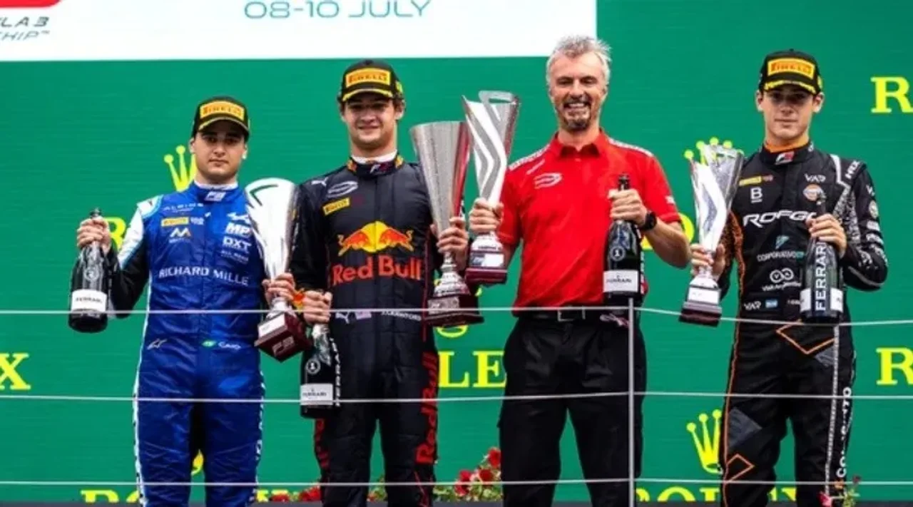 Franco Colapinto finalizó tercero en la F3 en Austria