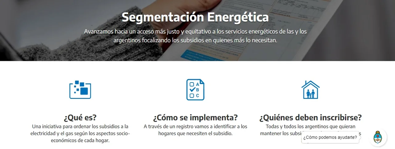 El formulario está habilitado en www.argentina.gob.ar/subsidios.
