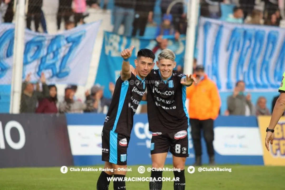 Racing goleó a Juventud Unida en el Miguel Sancho