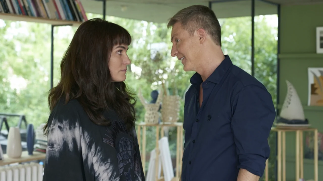 La pareja protagónica de "30 noches con mi ex" (Foto: prensa del filme)