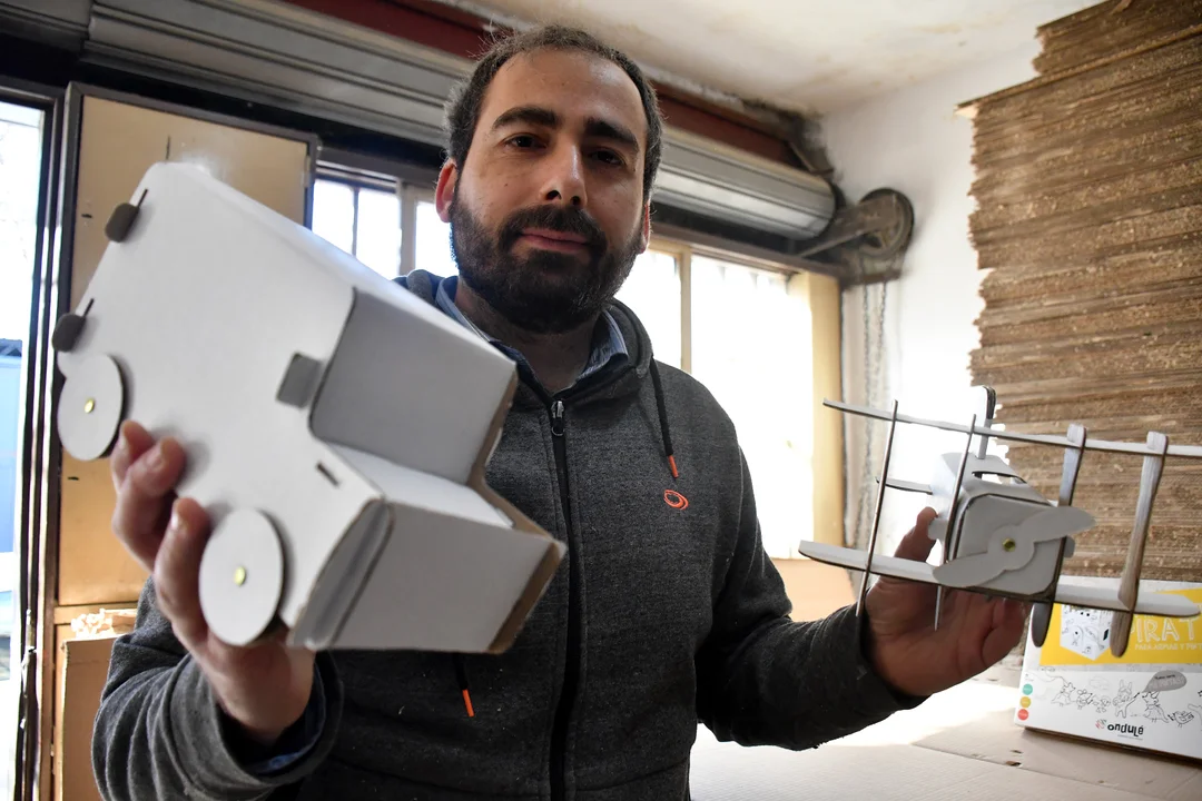 Hecho en Córdoba: juegos con material reciclado que potencian la creatividad