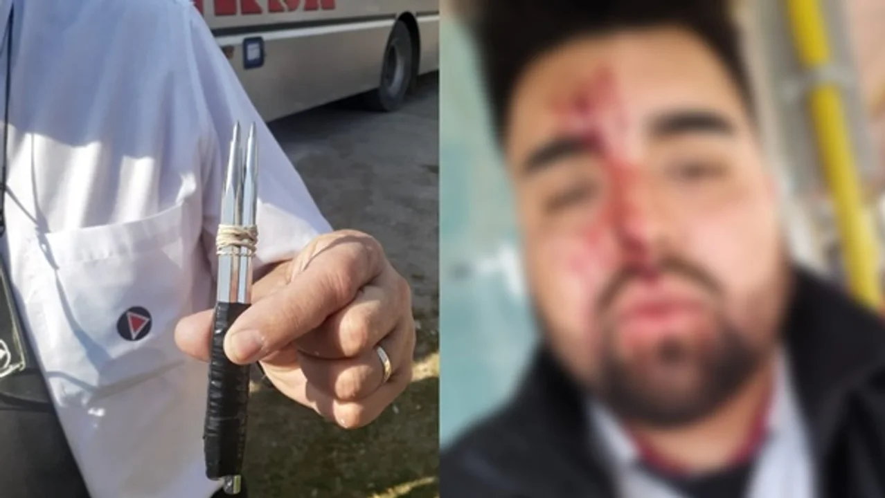 El arma con la que fue herido el chofer de la línea 41.