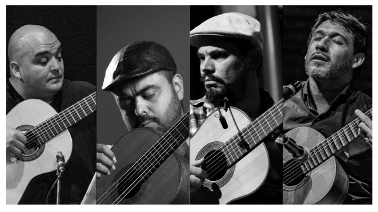Fernando Morales, Martín Castro, Abel Tesoriere y Juan Martin Scalerandi se presentarán en dos veladas a pura música en Córdoba y Río Ceballos (Foto: prensa)