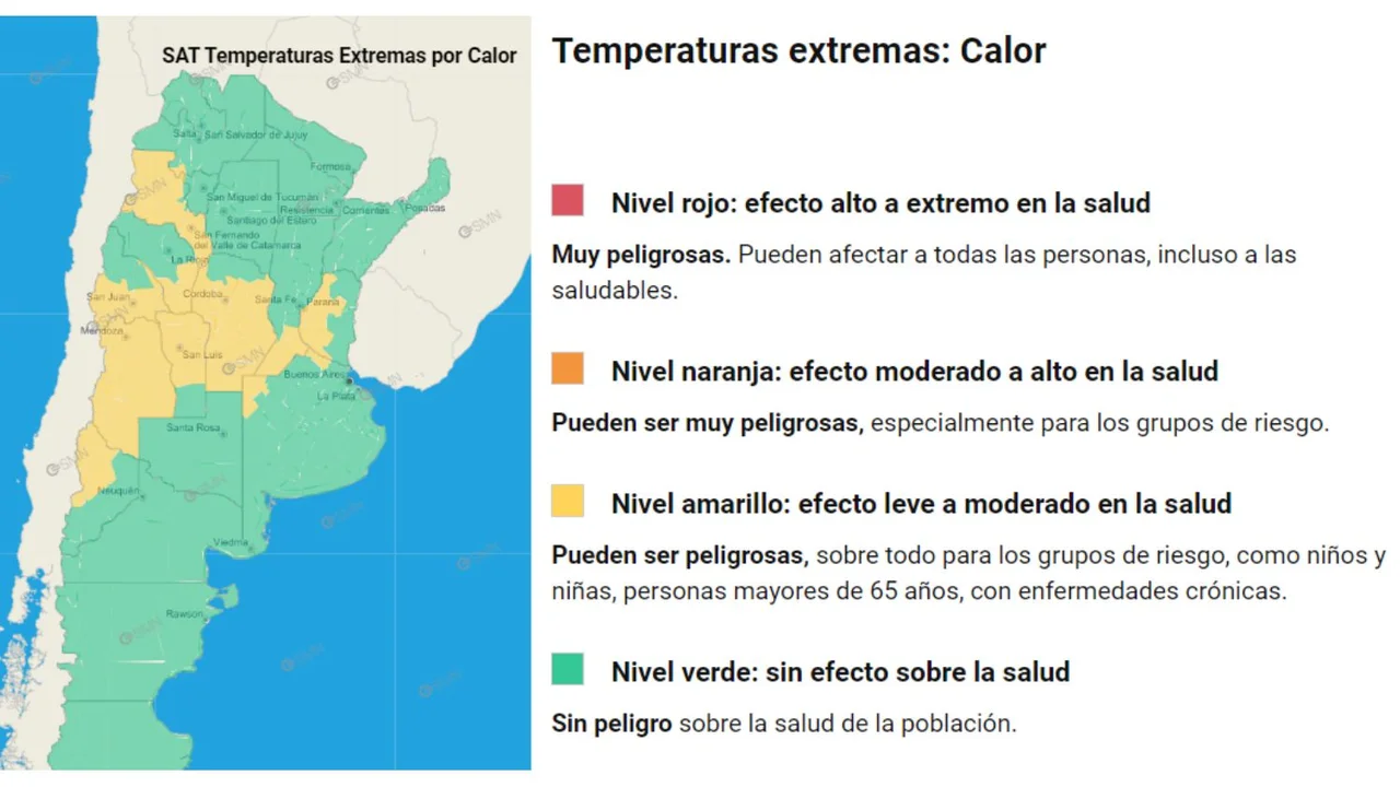 Jornadas donde la máxima estará cerca o sobrepasará los 40ºC.