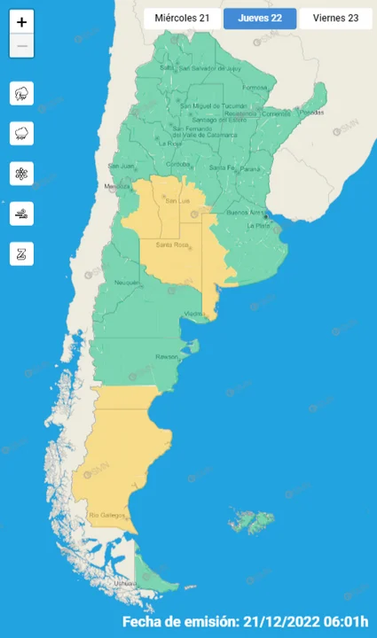Clima en Córdoba: vuelven las tormentas en la previa de Navidad