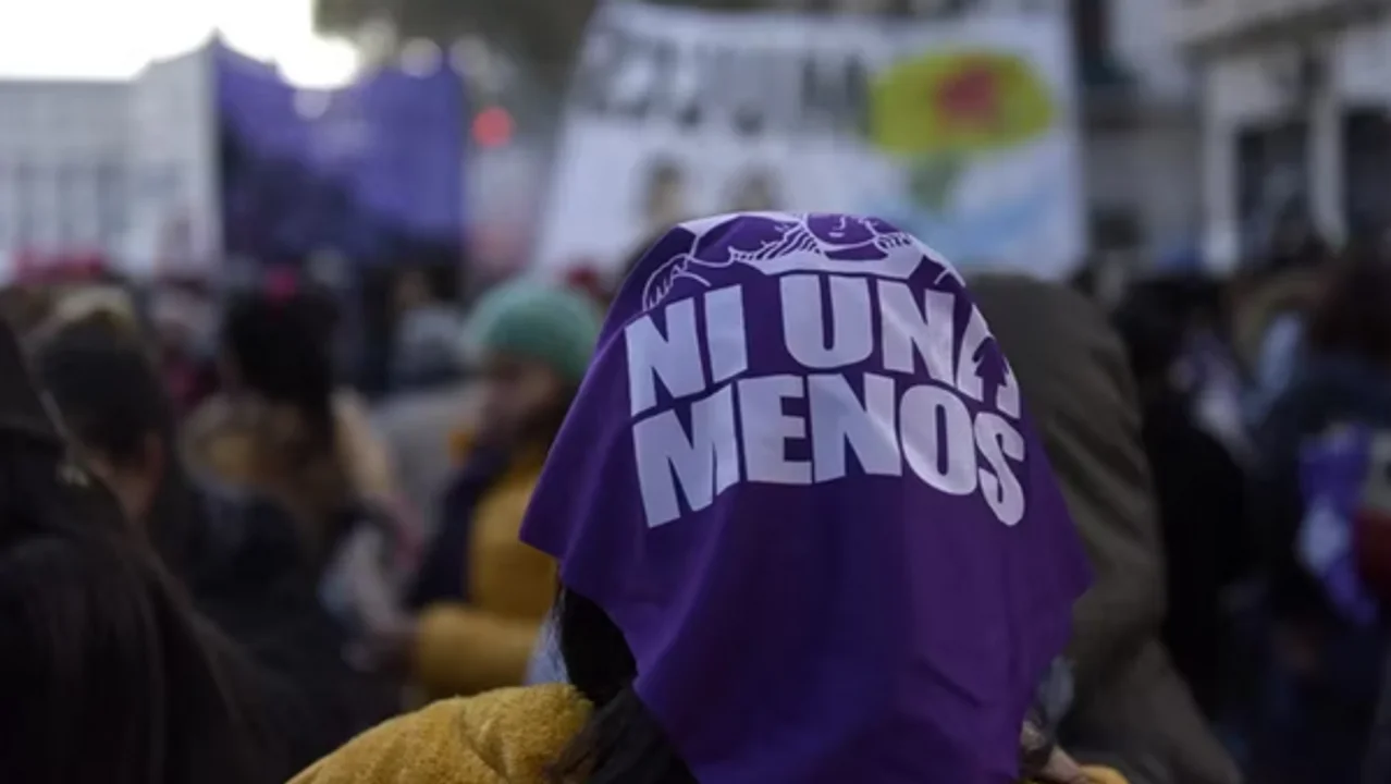 El movimiento Ni Una Menos salió a las calles este sábado. Imagen: Gustavo Gavotti