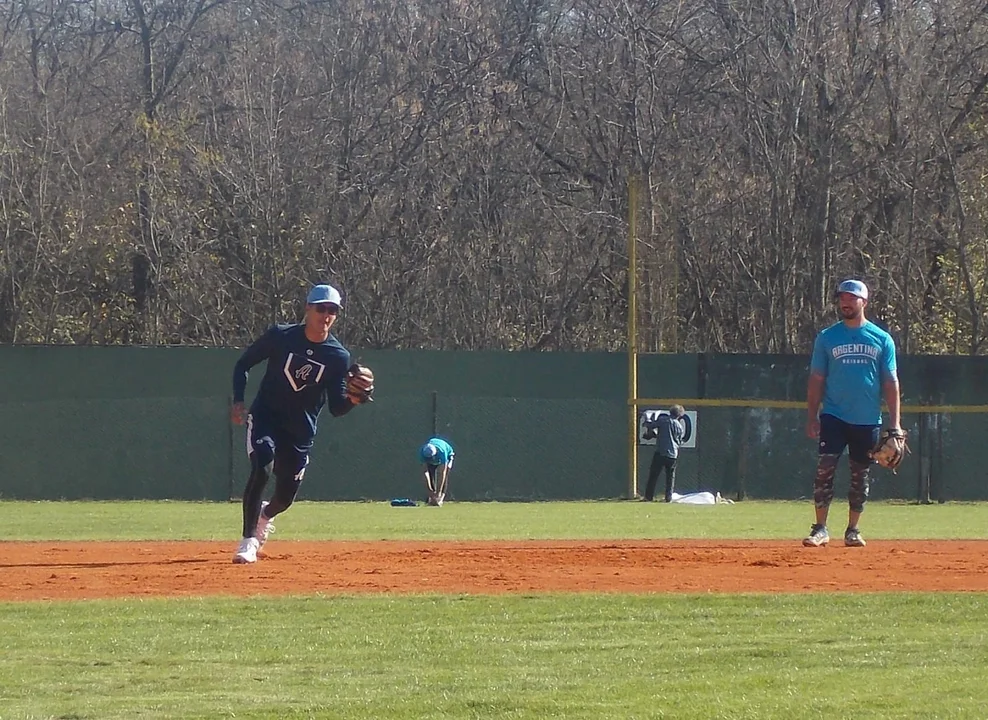 Último entrenamiento de Los Gauchos antes del torneo Clasificatorio en Ezeiza