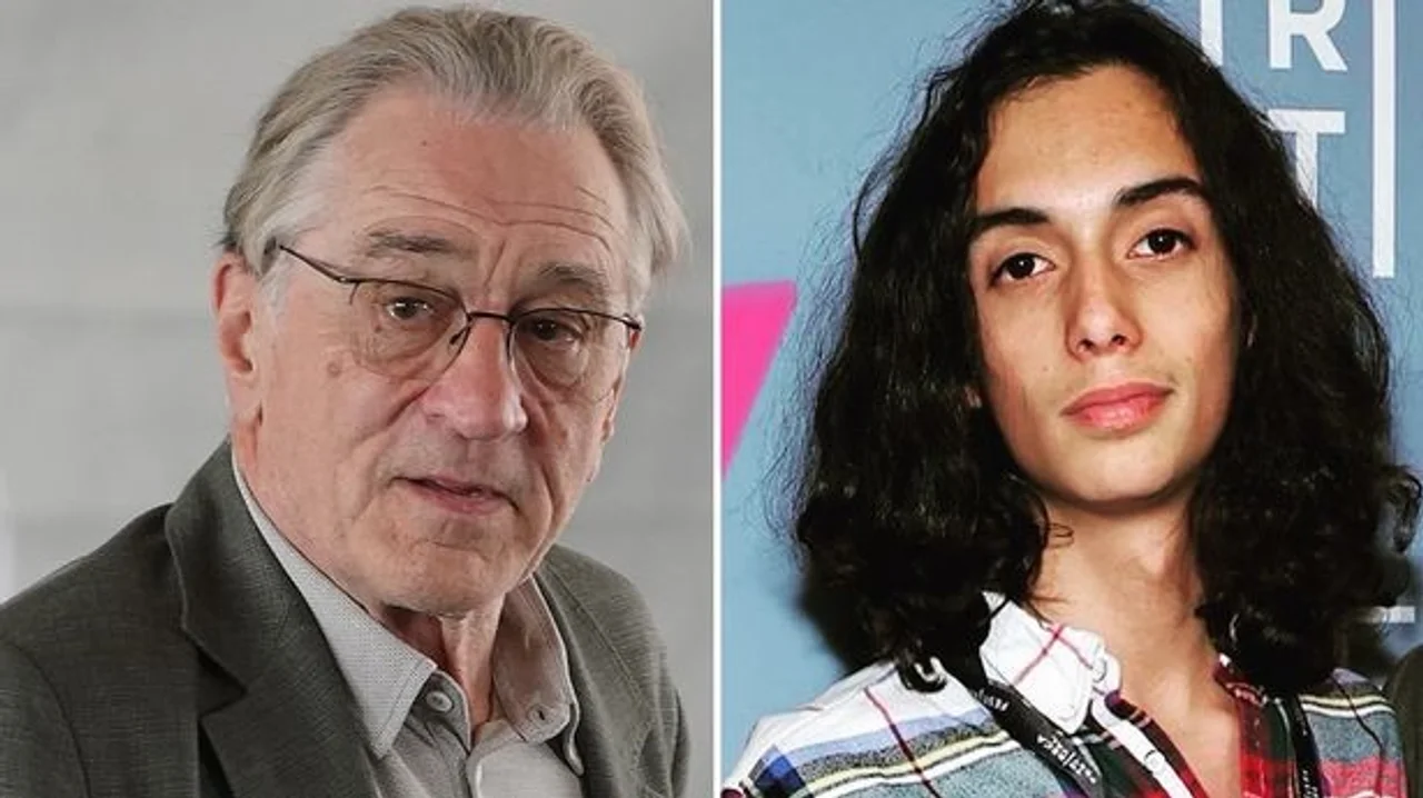 Robert De Niro y su nieto Leandro - Foto The Mirror