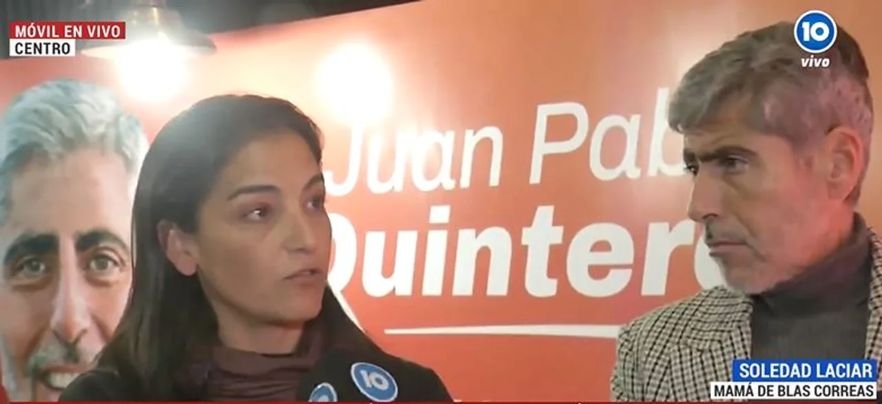 Juan Pablo Quinteros presentó una propuesta de seguridad junto a Soledad Laciar