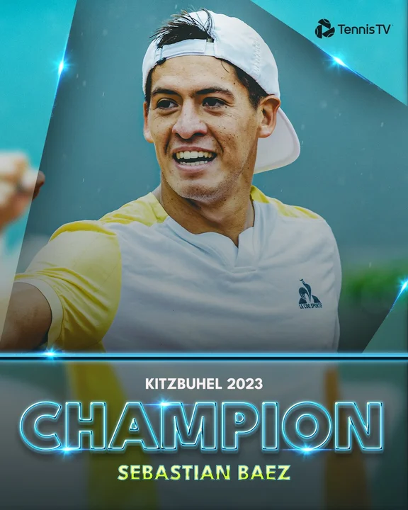 Sebastián Báez venció a Thiem y se coronó campeón en el ATP de Kitzbuhel