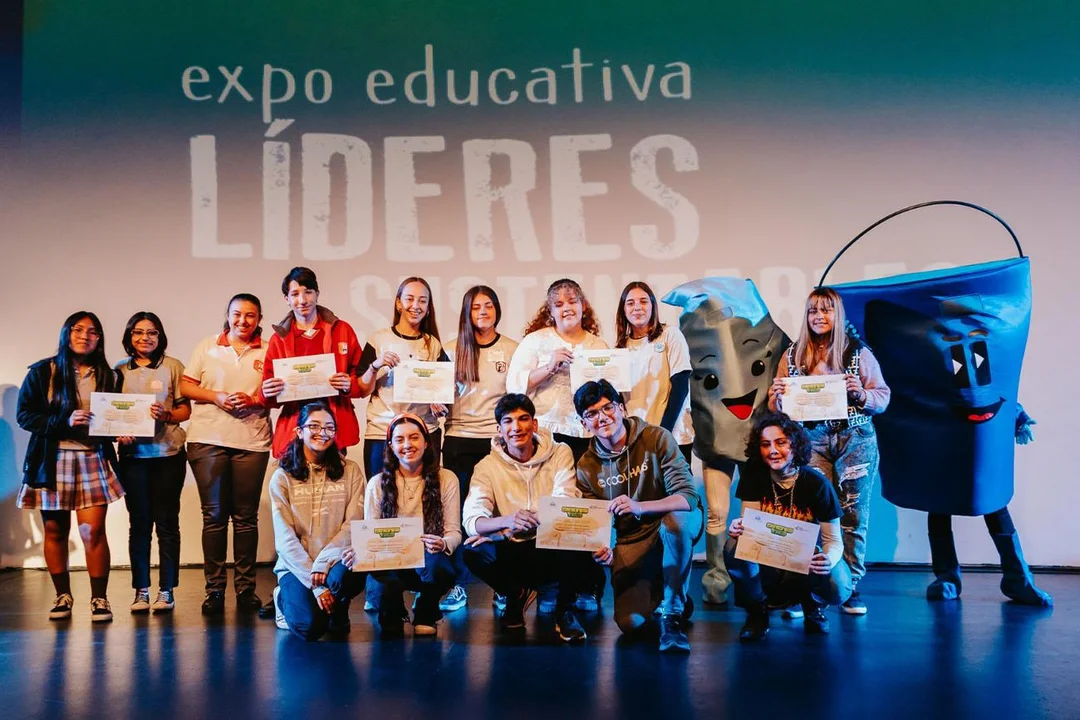 Foto: El proyecto “Eco Soap”, del colegio Nuestra Señora del Sagrado Corazón, fue el más destacado del programa Sustentics 2023.