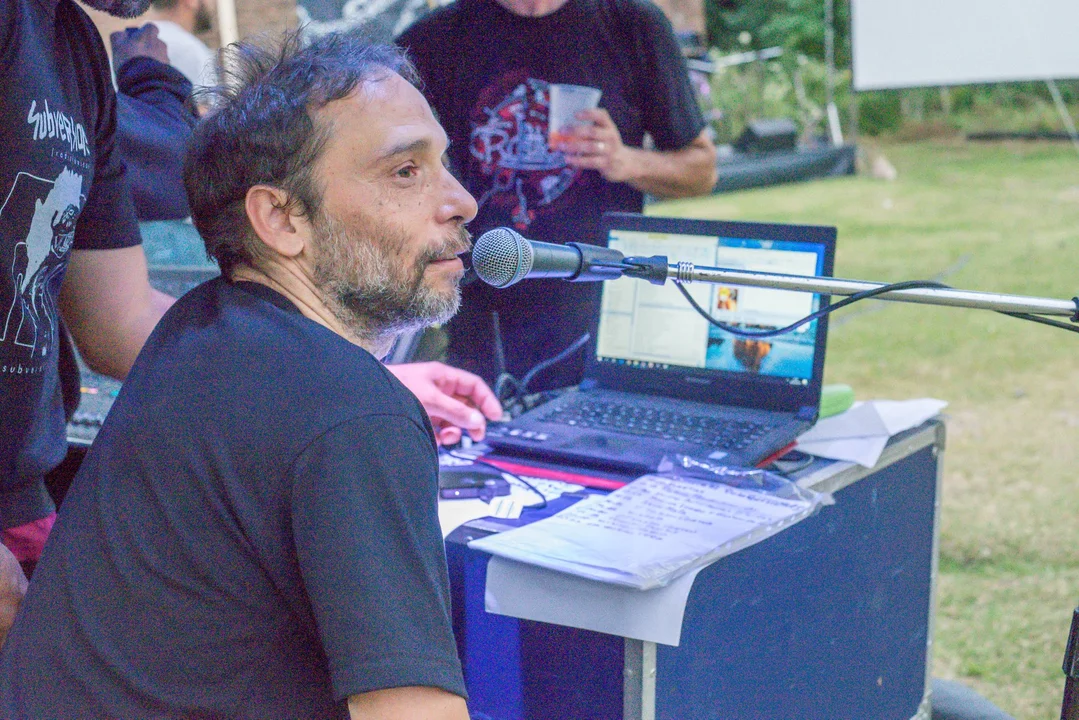 Pablo Ramos en el Festival Subversiones de 2019. Imagen: Facebook Subversiones.