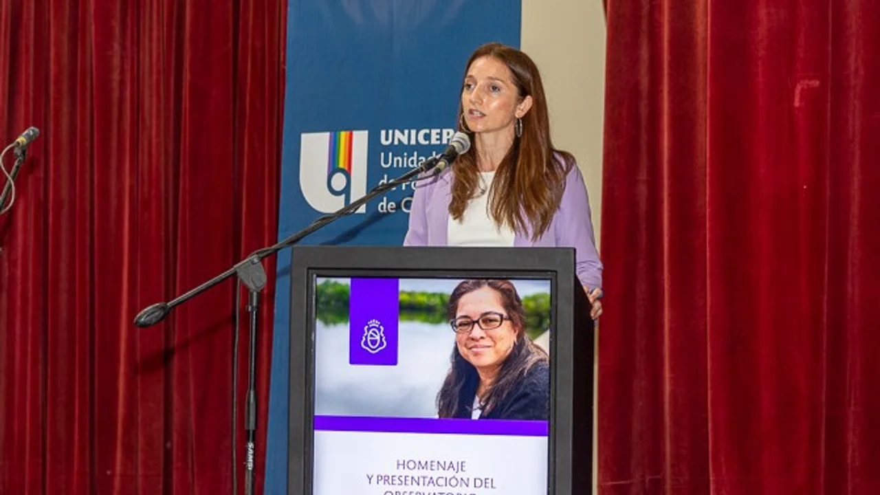 Romina Scocozza,  actual coordinadora de la Unidad Central de Políticas de Género. Foto: UNC. 