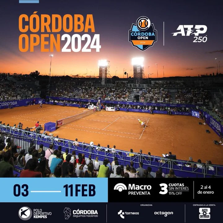 Faltan pocos días para el inicio del Córdoba Open