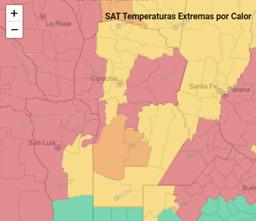 El tiempo: Córdoba, de un lunes sofocante a las tormentas