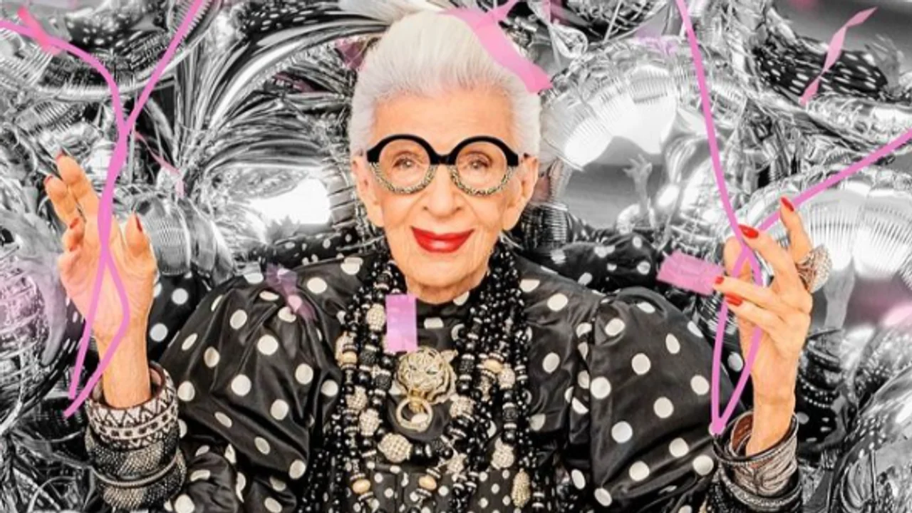 Iris Apfel fue creativa hasta el final de sus días (Foto: Instagram)
