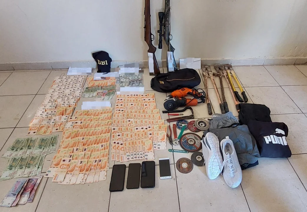 Detuvieron en San Luis a un hombre con armas largas que era buscado en Córdoba. Fotografía: Policía de Córdoba.