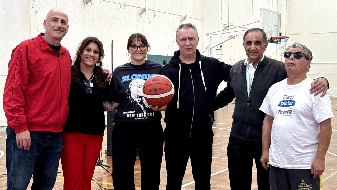 Se realizó el primer encuentro de básquet para ciegos