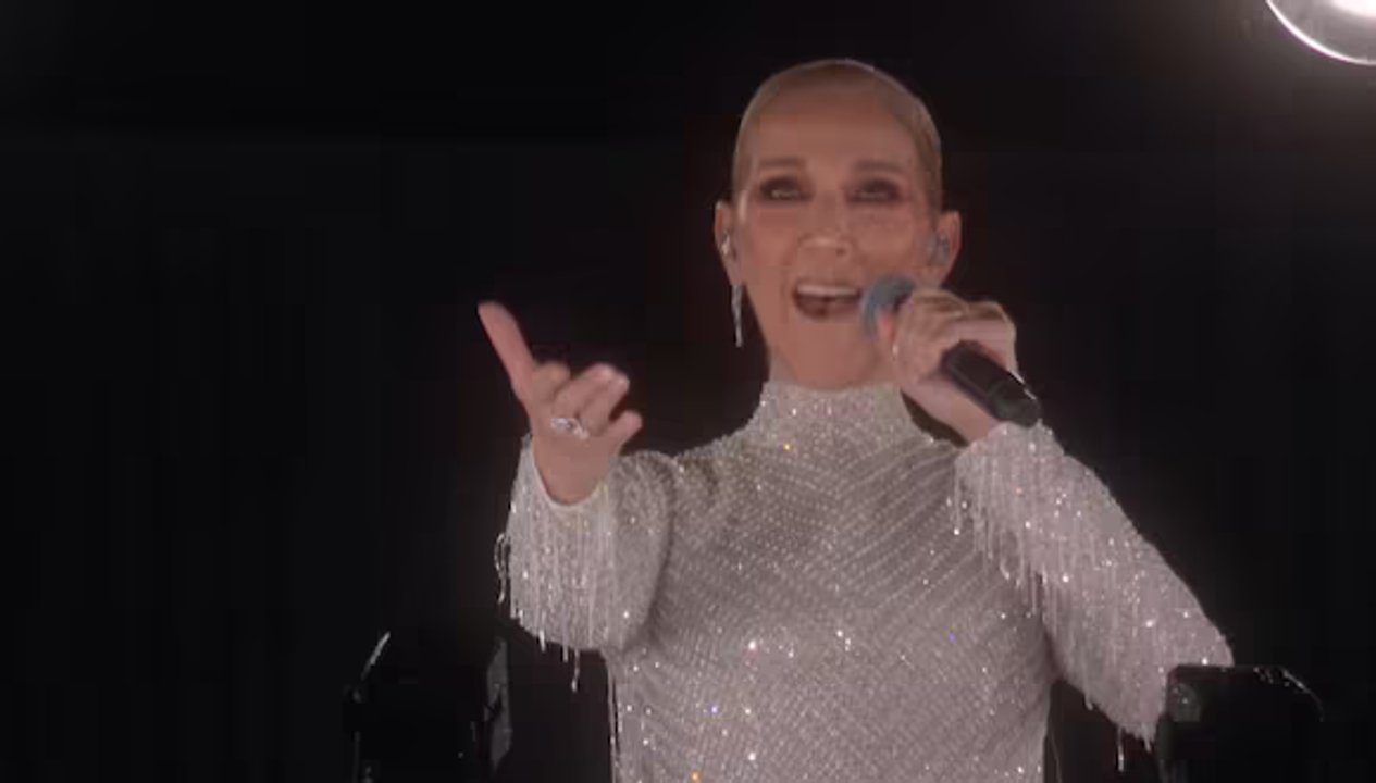 Celine Dion cantó el "Himno al amor" desde la Torre Eiffel y selló un final  conmovedor - Cba24n