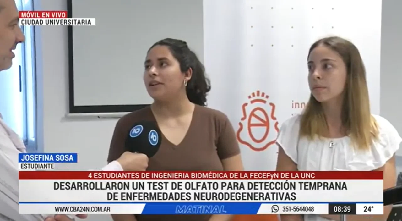 Estudiantes de la UNC crean un test para detectar el Parkinson