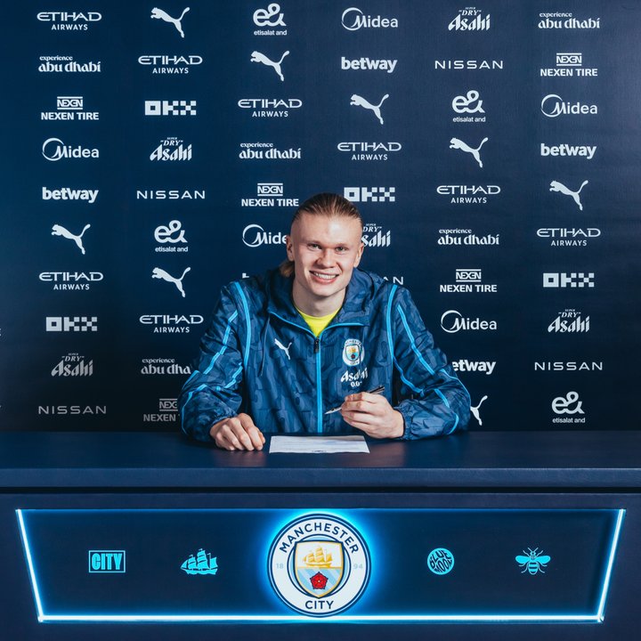 Haaland renueva hasta 2034 con el Manchester City: uno de los contratos más millonarios de la historia thumbnail