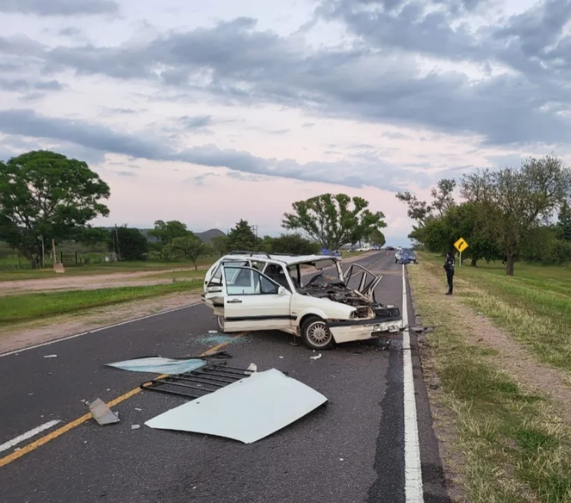 Accidente en Embalse.