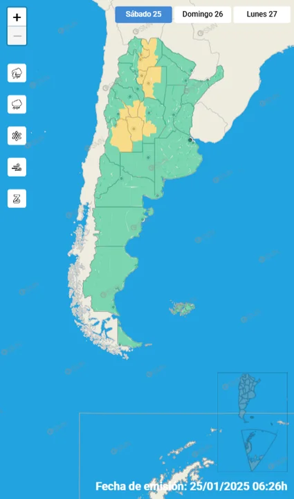 Tormentas en Córdoba: tras los chaparrones sigue el alerta amarilla