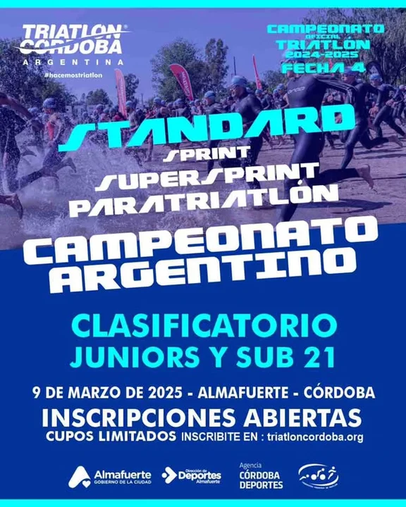 Fecha Nacional de Triatlón con Drafting en Córdoba