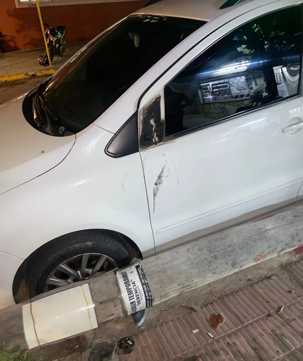 Afortunadamente, los daños alcanzaron solo a los laterales de los vehículos