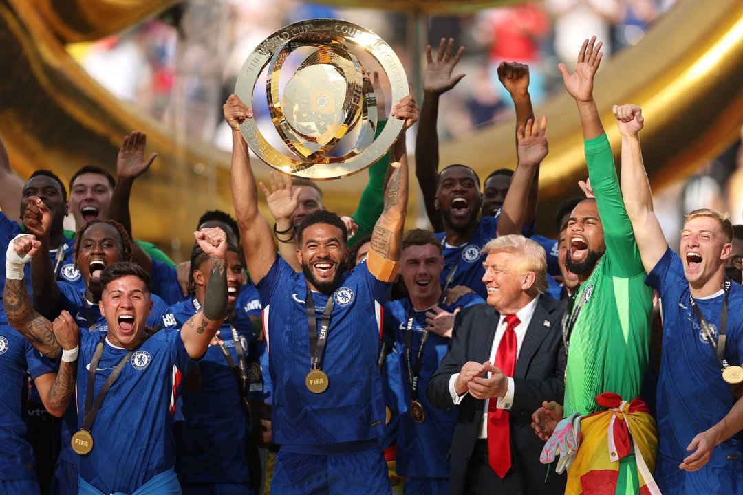 La escena viral del Mundial de Clubes: Trump celebró con el Chelsea thumbnail