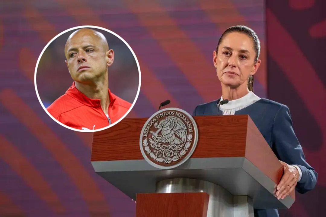 La presidenta de México cruzó a Chicharito por sus mensajes machistas thumbnail
