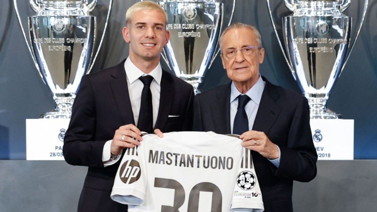 Franco Mastantuono fue presentado en el Real Madrid: "Se cumple un sueño" thumbnail
