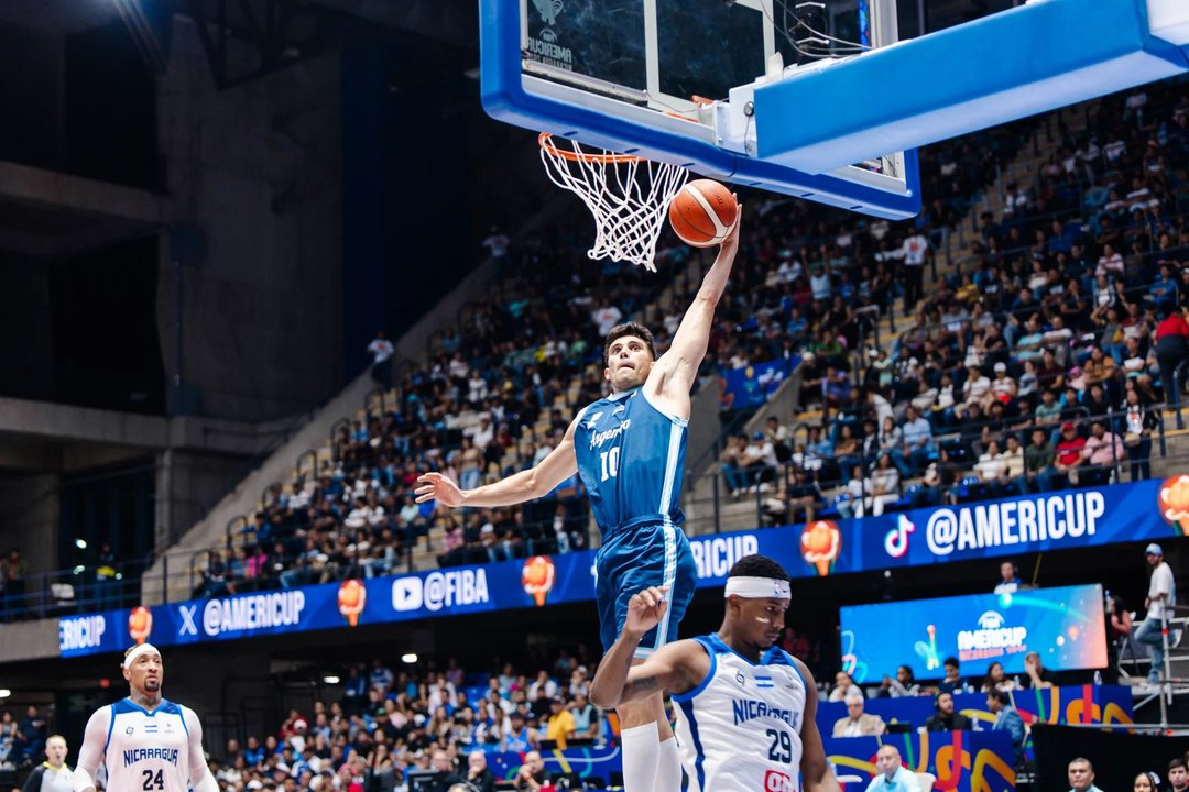 Argentina debutó con victoria en la AmeriCup 2025 frente a Nicaragua thumbnail