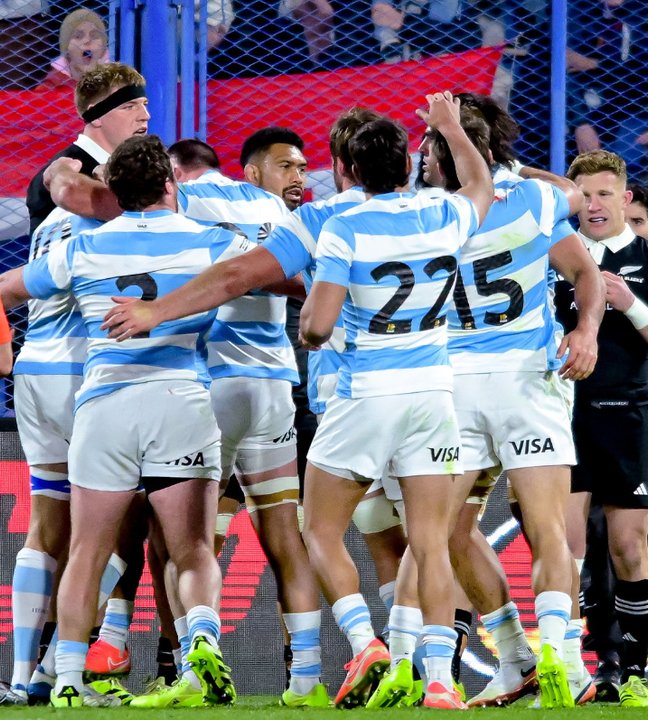 Histórica victoria de Los Pumas: derrotaron a los All Blacks por primera vez en Argentina thumbnail