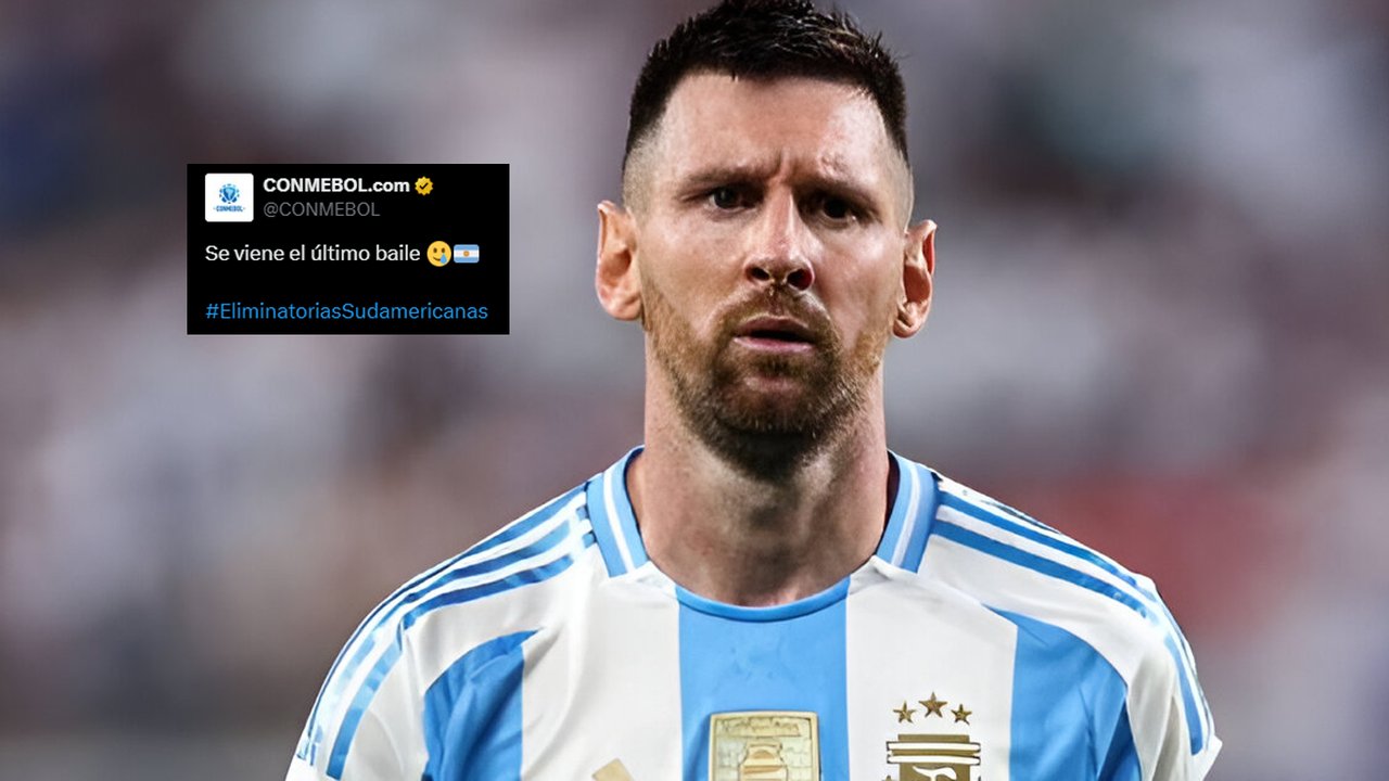 Messi confirmó su último partido de Eliminatorias en Argentina y la Conmebol reaccionó en redes thumbnail
