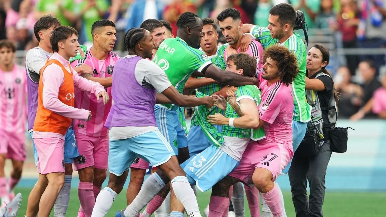 Escándalo tras la final: incidentes entre jugadores de Inter Miami y Seattle Sounders thumbnail
