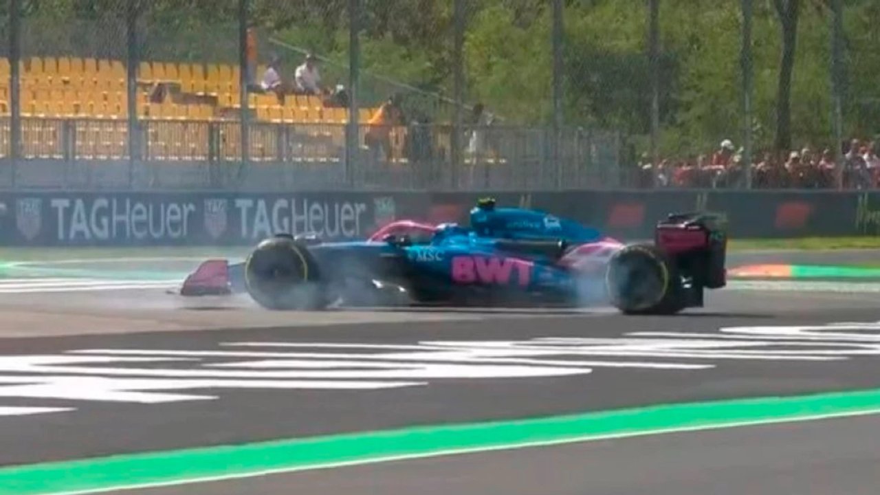 Susto: Paul Aron protagonizó un trompo y terminó último con el auto de Colapinto thumbnail