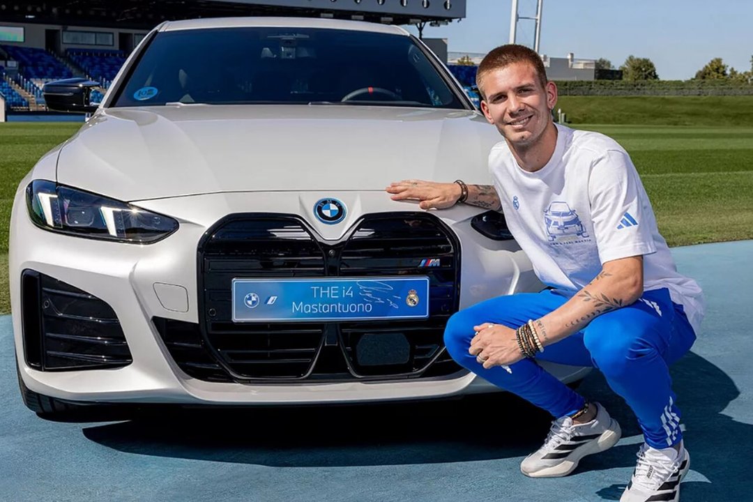 El BMW i4 M60, el modelo elegido por Mastantuono entre los nuevos autos del Real Madrid thumbnail