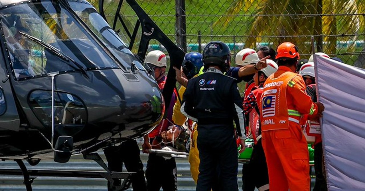 Grave accidente en Moto3: el campeón José Antonio Rueda fue hospitalizado tras un choque en la vuelta previa thumbnail