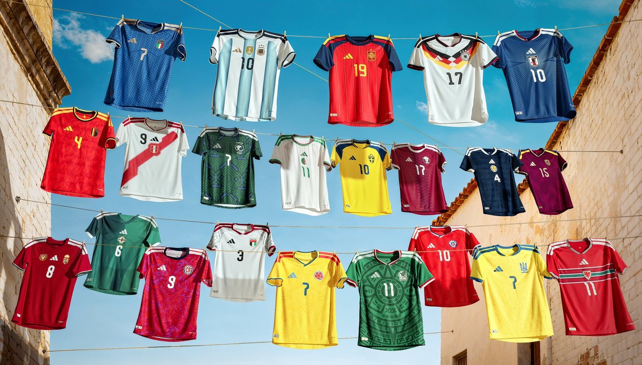 Adidas reveló las nuevas camisetas de las selecciones para el Mundial 2026 thumbnail
