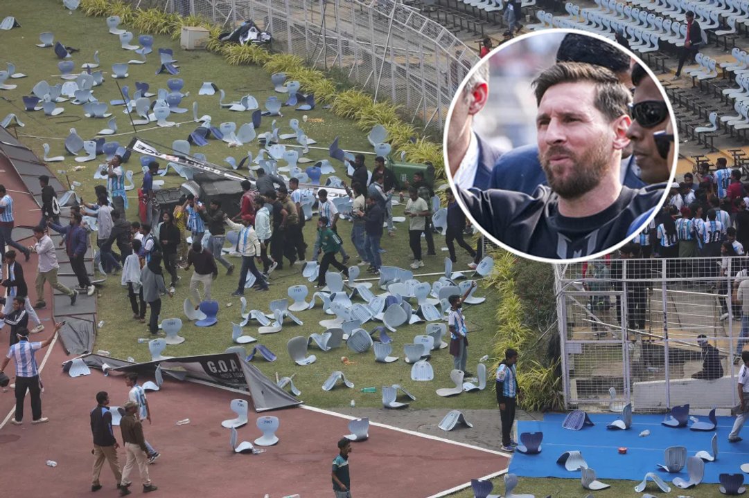 Disturbios y destrozos marcaron la fallida visita de Messi a Calcuta thumbnail