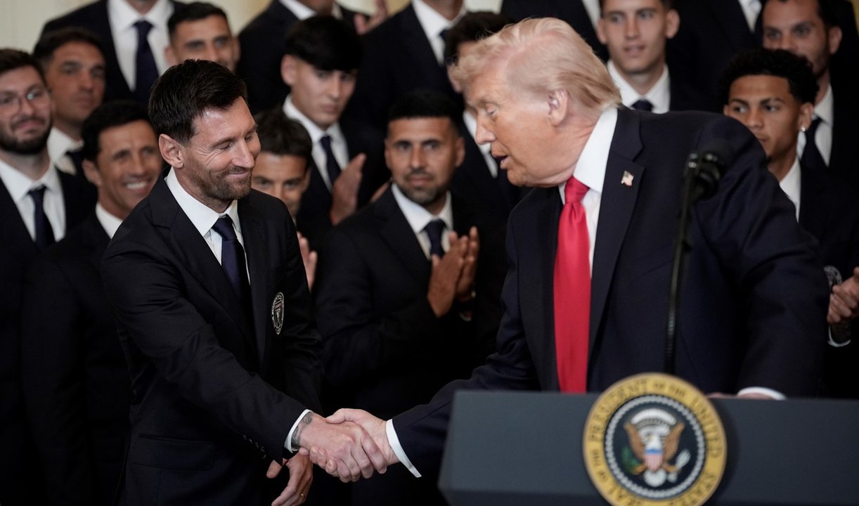 Messi e Inter Miami visitaron a Donald Trump en la Casa Blanca thumbnail