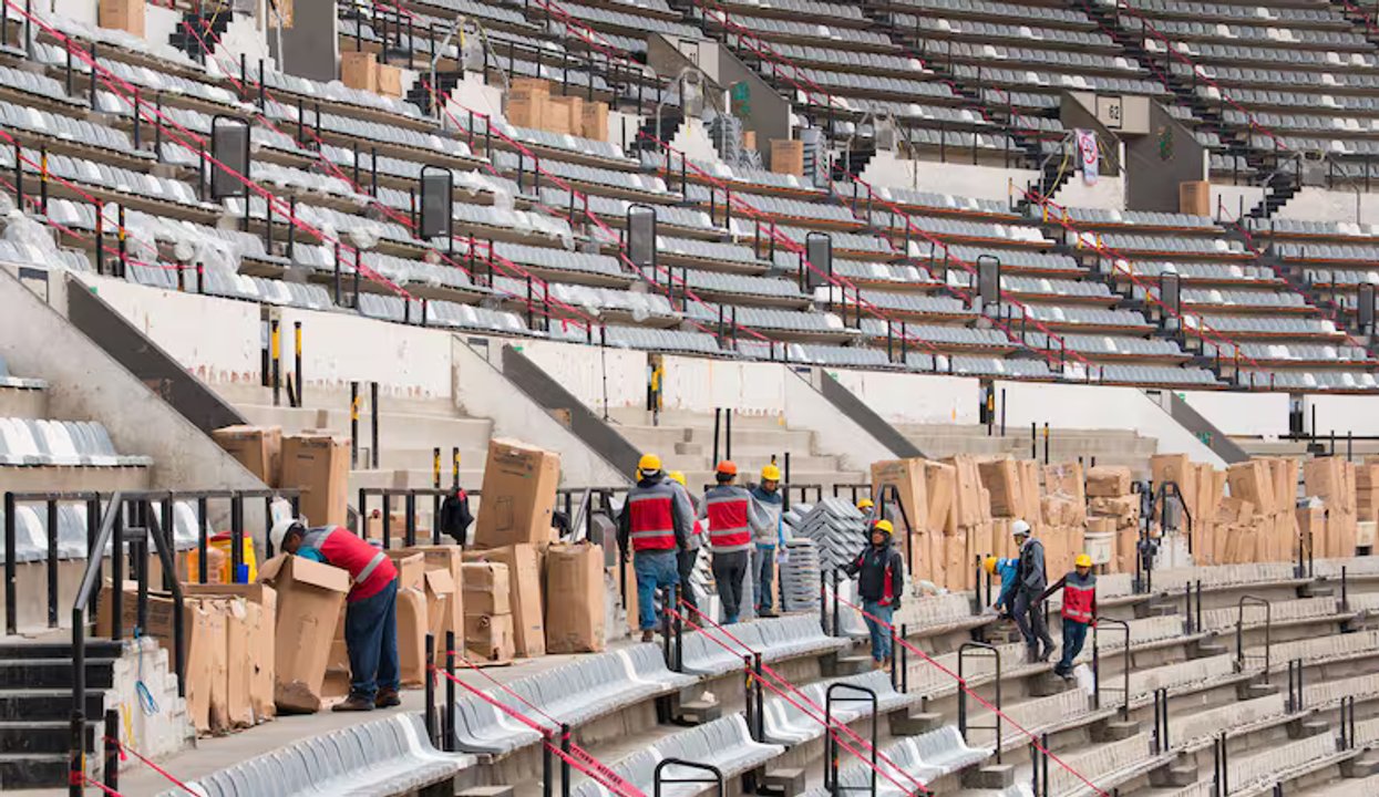 Obras atrasadas, pero optimismo total: así avanzan las obras en el Estadio Azteca thumbnail
