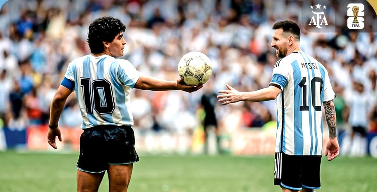 Maradona y Messi: el hilo conductor de la Selección Argentina en los Mundiales thumbnail