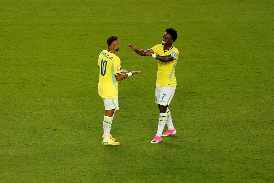 Vinicius brilla: doblete y Brasil golea 3-0 a Escocia y cierra líder el Grupo C thumbnail