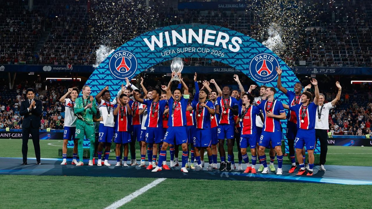 PSG venció al Aston Villa y alzó la Supercopa de Europa thumbnail